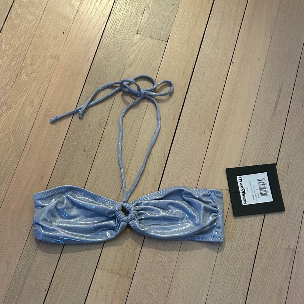 Norma Kamali Misty Blue Bandeau